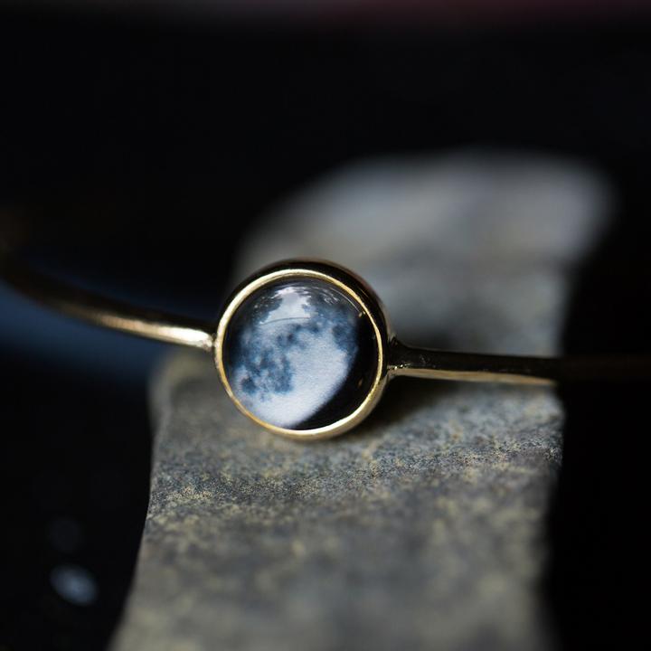 CLEARANCE Moon Phase Stacked Bangle Set